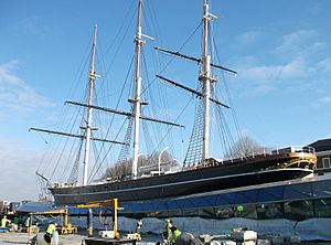 Cutty Sark 2012 landscaping