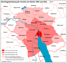 Eingemeindung Zuerich