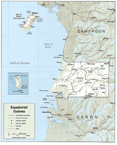 Equatorial Guinea Map