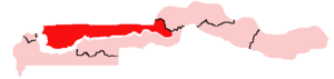 Location of the Kerewan Local Government Area in the Gambia