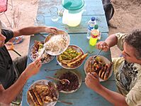 Gastronomía-local en mesa