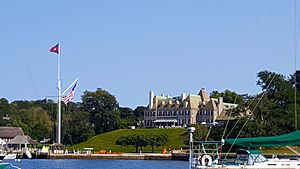 Harbour Court - New York Yacht Club by Don Ramey Logan