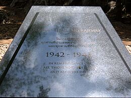 Hellfire Pass memorial tablet