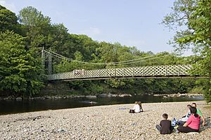 Ilkley River Suspension Bridge