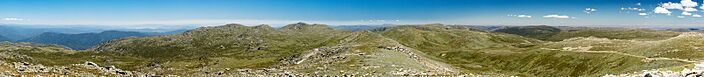 North from Mt Kosciusko