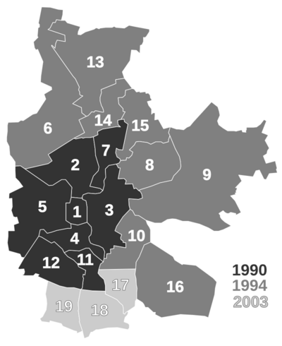 Ortsteile von Cottbus