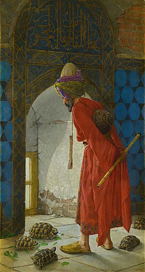 Osman Hamdi Bey - The Tortoise Trainer - Google Art Project