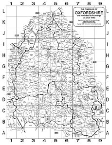 Oxfordshire Parishes Map