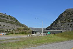 Pikeville Cut-Through from south