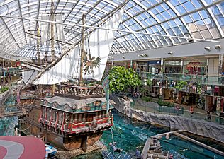 Pirate ship in the West Edmonton Mall