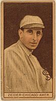 Rollie Zeider baseball card