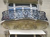 Rue Fabert, 38bis balcony