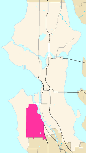 Seattle Map - Delridge