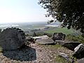 Vue sur la plaine alluviale du Méandre