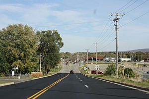 Downtown West Baraboo on WIS 136