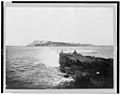 (View of Morro Castle from across harbor, San Juan, Puerto Rico)