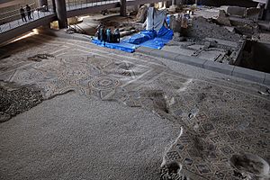 Antakya Museum Hotel Geometric mosaic sept 2019 5707