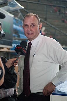 Brent Sutter - Switzerland vs. Canada, 29th April 2012-3