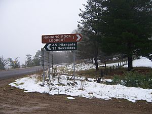 Hangingrock nsw snow 2007