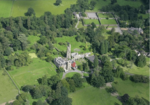 Leighton Hall from the air