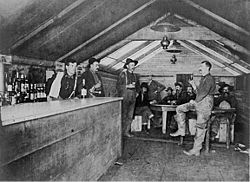 Road House Saloon, Bluff City, Alaska, photograph by Beverly Bennett Dobbs