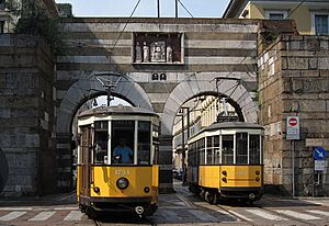 Milano tram piazza Cavour