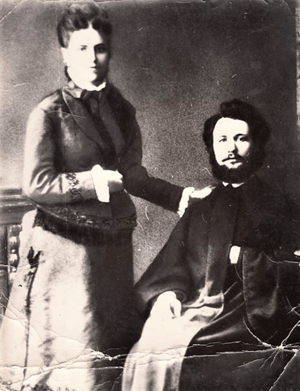Mykola Leontovych's parents Mariya and Dmytro Leontovych