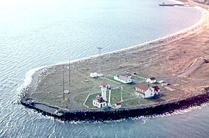 Point Wilson Washington aerial view