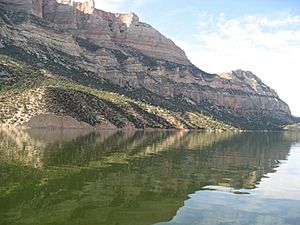 Reflections on Bighorn Lake