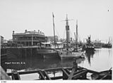 Ships docked at Port Adelaide