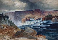 Shoshone Falls Idaho Thomas Moran