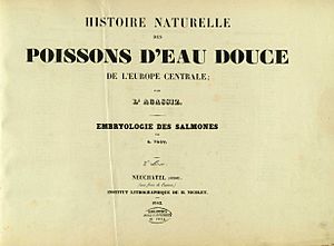 Vogt, Karl Christoph – Histoire naturelle des poissons d'eau douce de l'Europe centrale, 1842 – BEIC 12331720