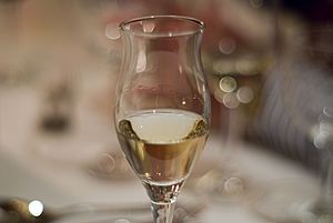 A glass of tasty grappa