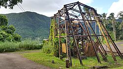 American Samoa tramway remains