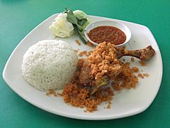 Ayam goreng Kalasan (ayam kampung) Ayam Goreng Prambanan Bali