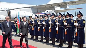 Dmitry Medvedev in Azerbaijan 2017