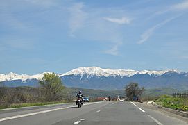 Făgăraș Mountains, Romania - View from Sibiu 04