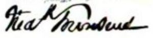 Frederick Townsend Signature