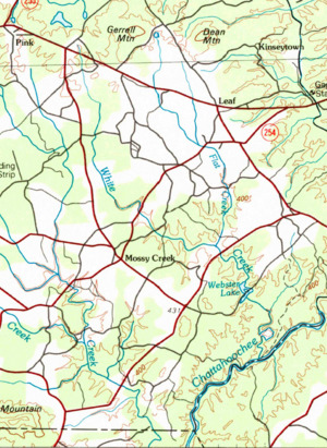 HUC 031300010301 topographic mapf