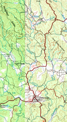 HUC 031300010602 topographic mapf