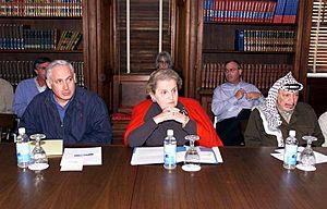 Houghton house Netanyahu Albright Arafat