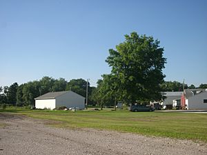 The site of the former Erie Railroad depot site in Leiters Ford