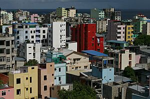 Male maldives skyline