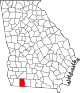 State map highlighting Grady County