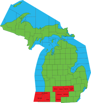 MichiganCabinetCounties