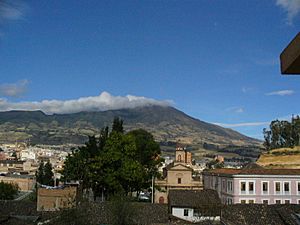 Panoramica Pasto volcan galeras