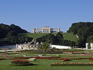 Schönbrunn Blick auf Gloriette
