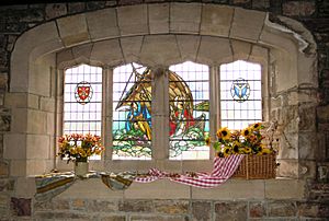 St Sabinus Woolacombe legend window