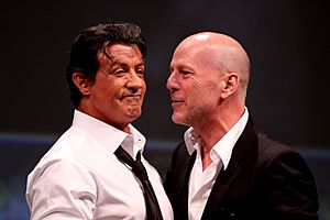 Sylvester Stallone & Bruce Willis (4840665852)