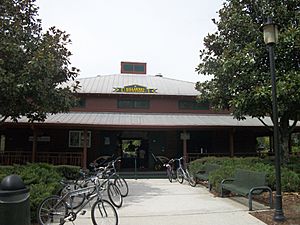 Killarney Station, a bike shop used on the two rail-trails that terminate at Killarney